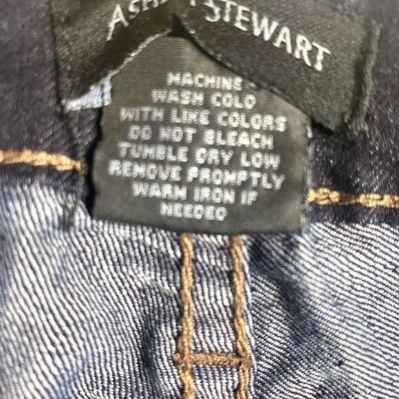 Ashley Stewart Plus Size Wide Leg Jeans w/Leopard Printed Belt Size (16) - Picture 11 of 11